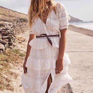 LoveShackFancy | Rebecca Eyelet Midi Dress